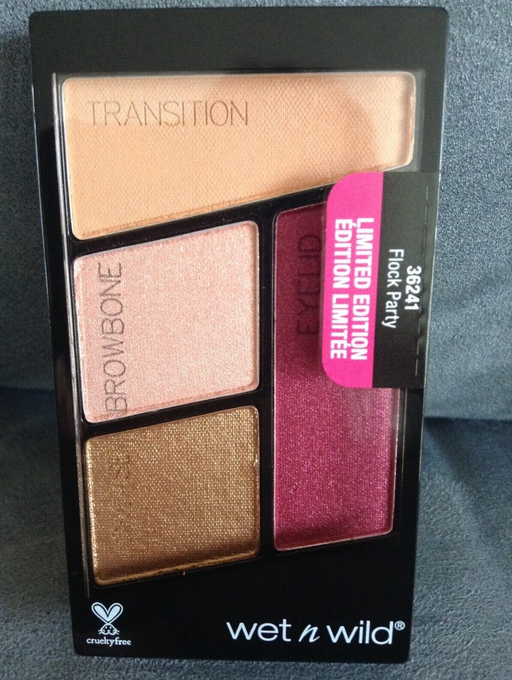 WET N WILD LIMITED EDITION #36241 FLOCK PARTY COLORICON EYE SHADOW QUAD 0.16 OZ
